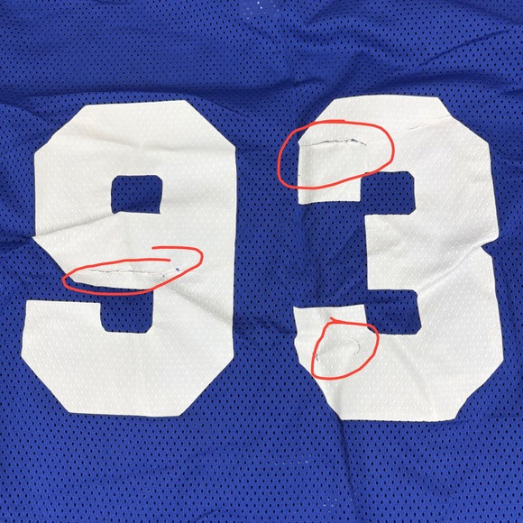 Vintage 1997 Hockey Jersey Mens XL Maranatha Camp Bauer Blue XL 90's #93 - Picture 4 of 16